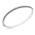 Sterling Silver Cubic Zirconia Bangle