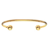 9K Yellow Gold Solid Torc Bangle
