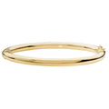 9K Yellow Gold Plain Bangle