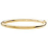 9K Yellow Gold Plain Bangle