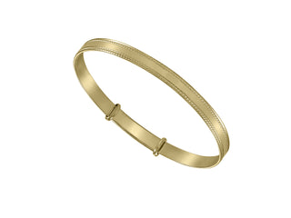 9ct Yellow Gold Expandable Children's Bangle