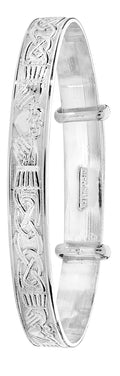 Sterling Silver Expandable Baby Bangle