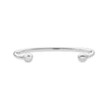 Sterling Silver Torque Style Baby Bangle