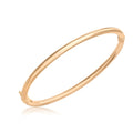9K Rose Gold Plain Bangle