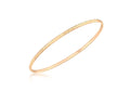 9ct Rose Gold Diamond Cut Bangle