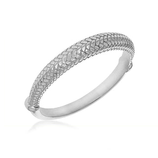 Sterling Silver Snakeskin Bangle