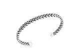 Sterling Silver Braided Bangle