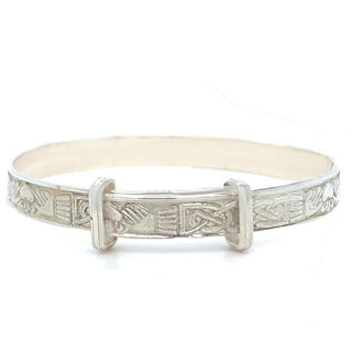 Sterling Silver Expandable Baby Bangle