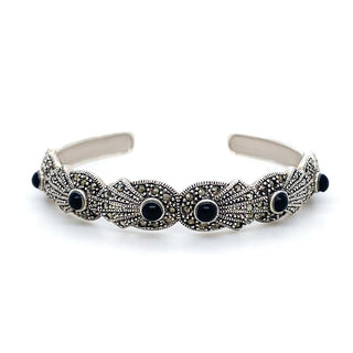 Sterling Silver Cubic Zirconia Bangle