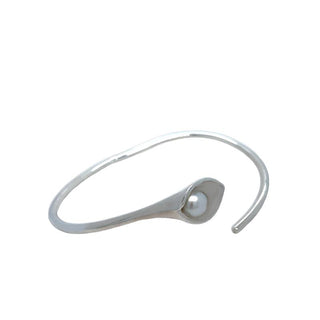 Sterling Silver Pearl Bangle