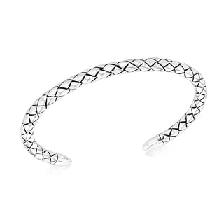 Sterling Silver Woven Bangle