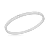 Sterling Silver Cubic Zirconia Bangle