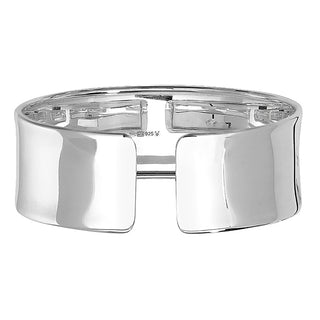 Sterling Silver Large Cuff Bangle