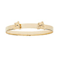 9K Yellow Gold Babies' Expandable Teddy Bear Bangle