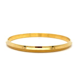 22K Yellow Gold Plain Bangle