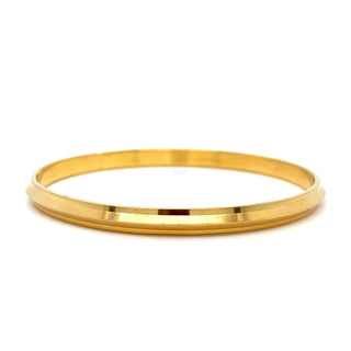 22K Yellow Gold Plain Bangle