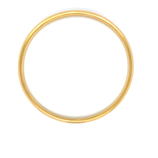 22K Yellow Gold Plain Bangle
