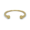 9K Yellow Gold Solid Torc Bangle