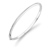 9K White Gold Classic Bangle