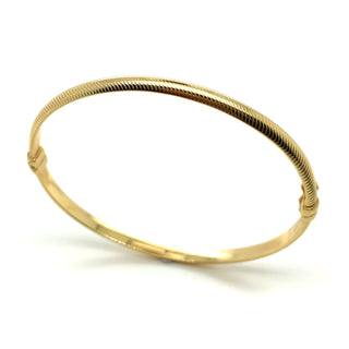 9K Yellow Gold Snake Style Bangle