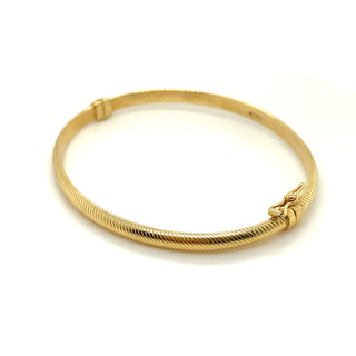 9K Yellow Gold Snake Style Bangle