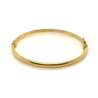9K Yellow Gold Snake Style Bangle