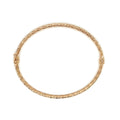 9K Yellow Gold Patterned Twist Bangle