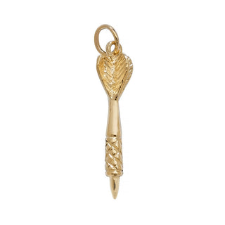 9K Yellow Gold Small Dart Pendant