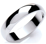 4mm Premium D-shape Platinum