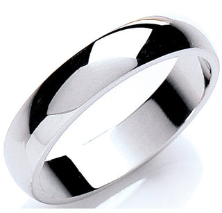 4mm Premium D-shape Platinum L