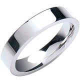 4mm Premium Flat Court 18ct White