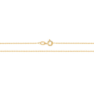 9K Yellow Gold Singapore Chain 18"