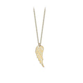9ct Yellow Gold Angel Wing Necklace