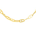 9K Yellow Gold Medium Square Rambo Chain