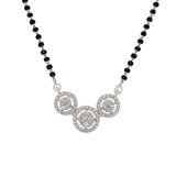 18K White Gold 0.74ct Diamond Mangalsutra Necklace