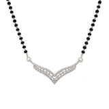 18K White Gold 0.56ct Diamond Mangalsutra Necklace