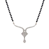 18K White Gold 0.84ct Diamond Mangalsutra Necklace