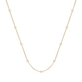 9K Yellow Gold 0.50ct Diamond Link Chain 18"
