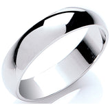 5mm Premium D-shape Platinum