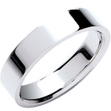 5mm Premium Flat Court 18ct White