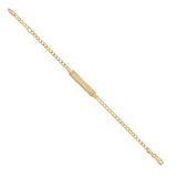 9K Yellow Gold Children's ID Bracelet