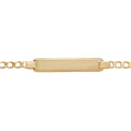 9K Yellow Gold Children's ID Bracelet