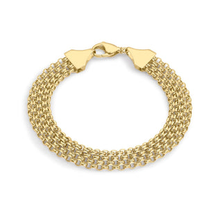 9K Yellow Gold Garibaldi Chain Bracelet 7.5"