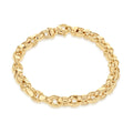 9K Yellow Gold 6.6mm Belcher Bracelet 8"