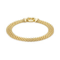 9K Yellow Gold 7mm Bismark Bracelet 7.5"