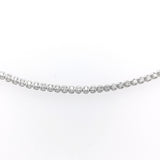 9ct White Gold 0.75ct Diamond Set Tennis Bracelet
