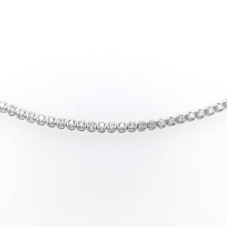 9ct White Gold 0.75ct Diamond Set Tennis Bracelet