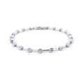 18K White Gold Diamond Bracelet