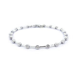 18K White Gold Diamond Bracelet