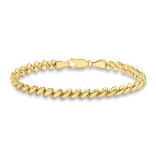9K Yellow Gold San Marco Bracelet 7.5"